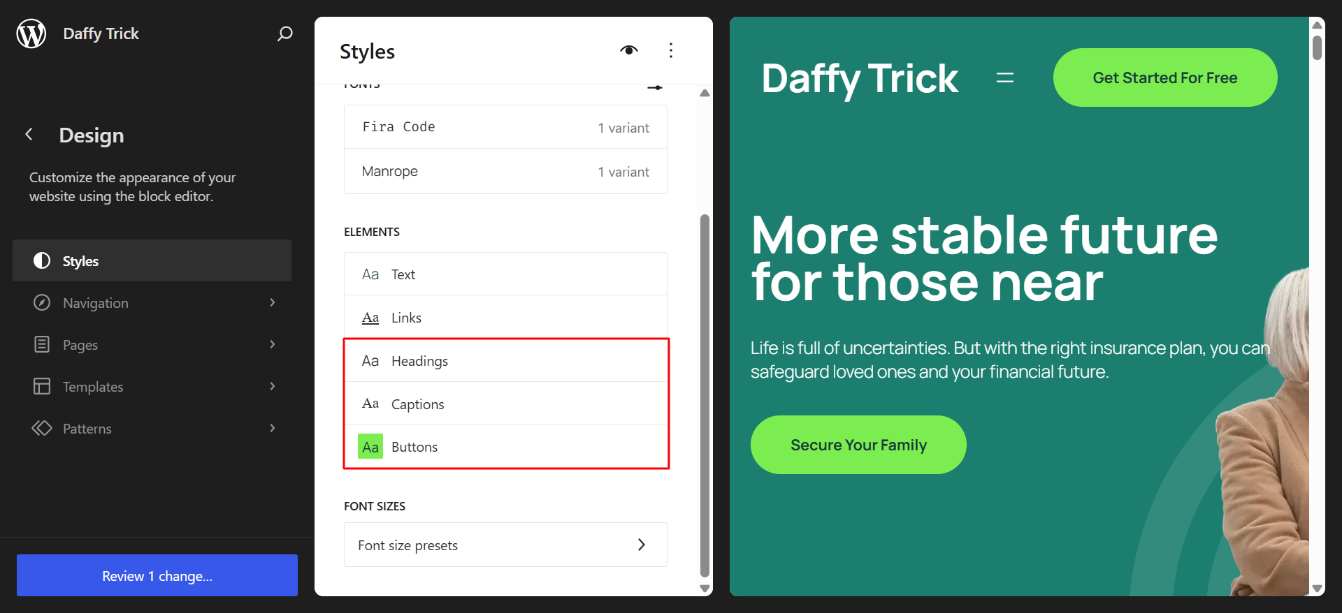 Step 5.2: Customizing Your Theme illustration 4