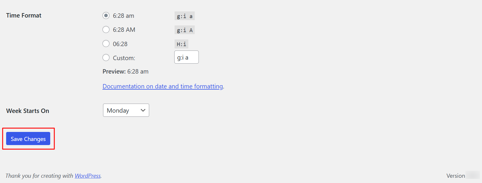 Step 4.3.1: Settings → General illustration 7